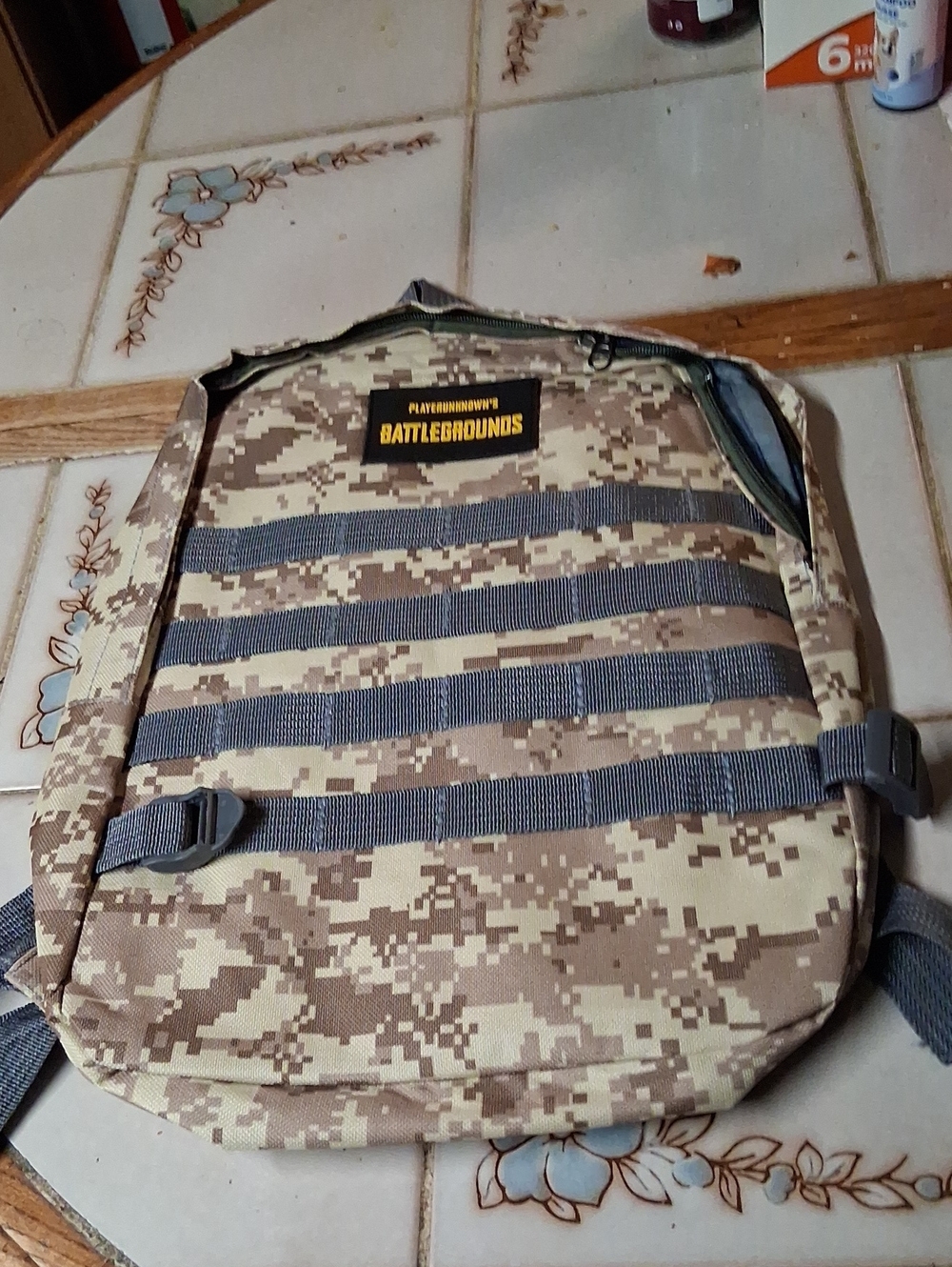 Camo Tactical Backpack - Tan Digital